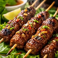 Grilled Vietnamese Beef Skewers