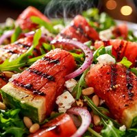 Grilled Watermelon Salad
