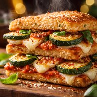 Grilled Zucchini Parmesan Sandwiches