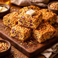 Groovy Colored Grit Cornbread