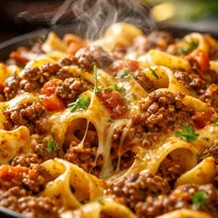 Ground Beef and Noodle Bake