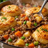 Ground Beef Biscuit Stew
