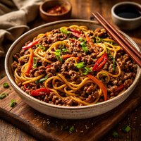 Ground Beef Lo Mein