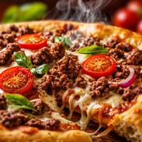 Ground Beef Pizza