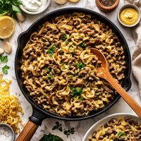 Ground Beef Stroganoff
