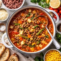 Ground Beef Vegetable Soup