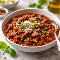 Ground Beef with Tomato Sauce