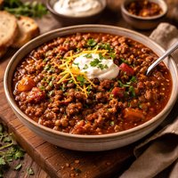 Ground Lamb and Lentil Chili
