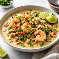 Ground Pork and Shrimp in Coconut Milk