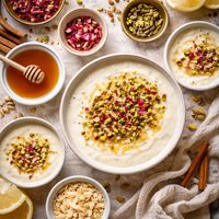 Ground Rice Pudding Mehallabia