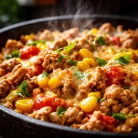 Ground Turkey and Corn Casserole