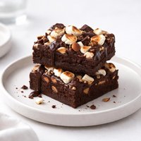 Grown Up Rocky Road Brownies