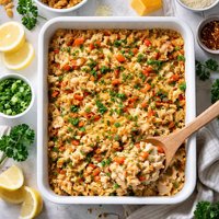 Grown Up Tuna Now Crab Casserole