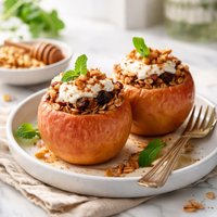 Guilt Free Baked Apples for 2