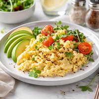 Guilt Free Scrambled Eggs