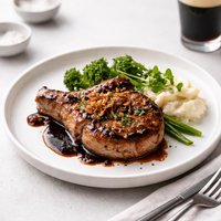 Guinness Brined Pork Chops