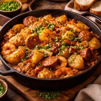 Gumbo Potatoes