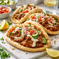 Gyro Style Pork Sandwiches