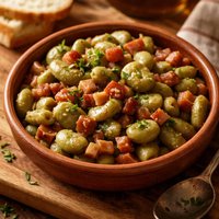 Habas Con Jamn Broad Beans with Ham Spain