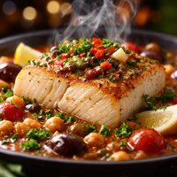 Halibut a La Tunisia