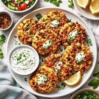 Halloumi and Couscous Cakes