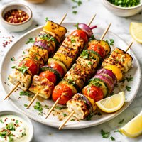 Halloumi Kebabs