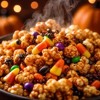 Halloween Caramel Corn