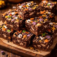 Halloween Gravel Fudge Candy