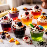 Halloween Jello Shots Variety