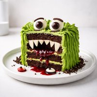 Halloween Monster of a Cake