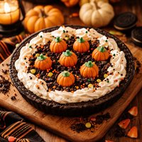 Halloween Pumpkin Patch Oreo Pie