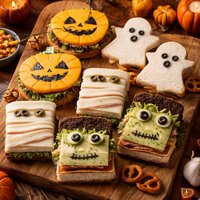 Halloween Sandwich Treats