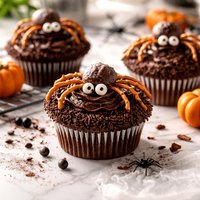 Halloween Spider Cupcakes