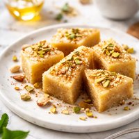 Halva a Greek Sweet Using Semolina