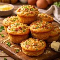 Ham and Cheese Breakfast Muffins