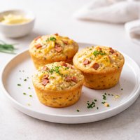 Ham and Cheese Corn Muffins