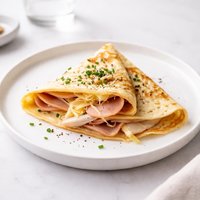 Ham and Cheese Crepe