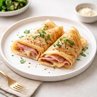 Ham and Cheese Crepes