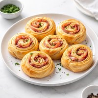 Ham and Cheese Crescent Spirals