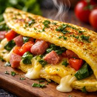 Ham and Cheese Omelette