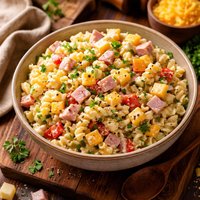 Ham and Cheese Pasta Salad