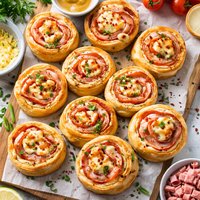Ham and Cheese Pinwheels