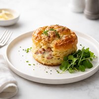 Ham and Cheese Souffle