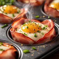 Ham and Egg in a Muffin Tin
