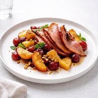 Ham and Hot Fruit Salad