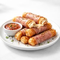 Ham and Mozzarella Sticks