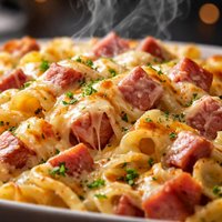 Ham and Swiss Casserole