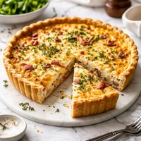 Ham and Swiss Cheese Quiche