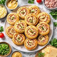 Ham and Swiss Double Pinwheels Pillsbury