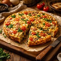 Ham and Vegetable Frittata